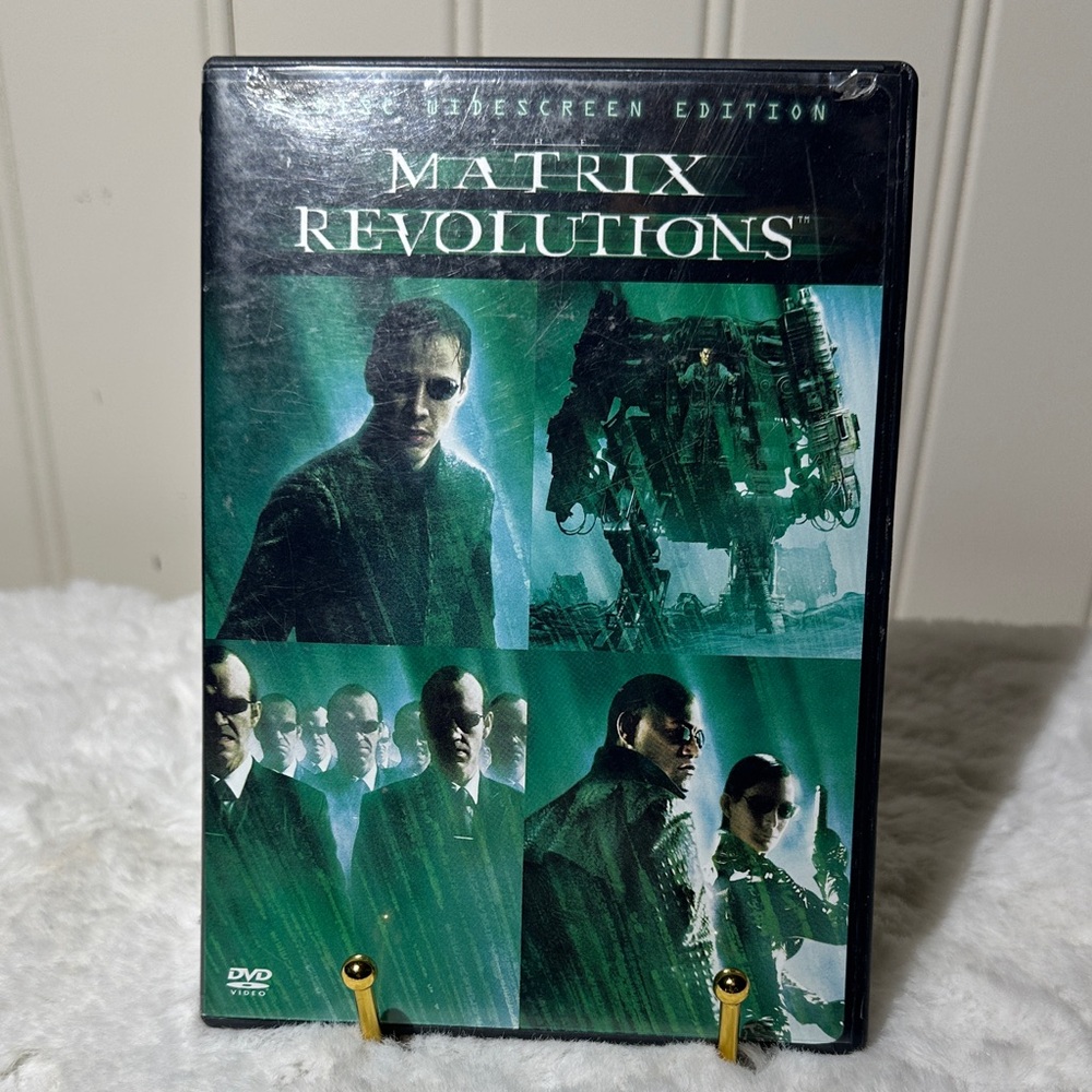 Warner Bros. Matrix Revolutions DVD - Black and Green Cover